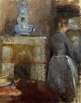 Berthe Morisot : The Dining Room of the Rouart Family
